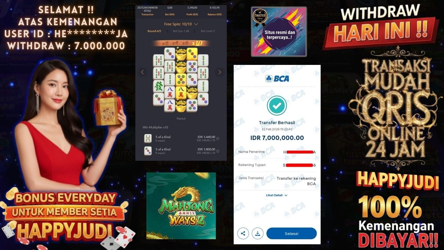 HAPPYJUDI JACKPOT SLOT MAHJONG WAYS 2